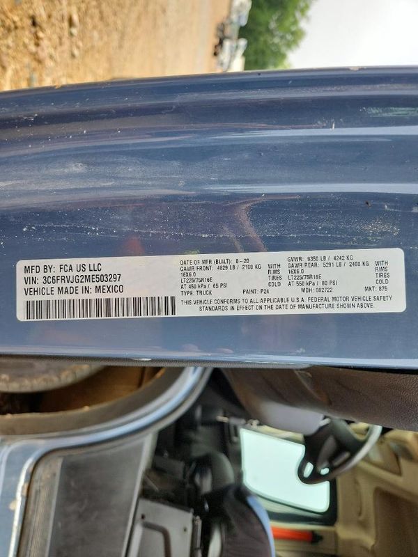 2021 RAM PROMASTER 3500