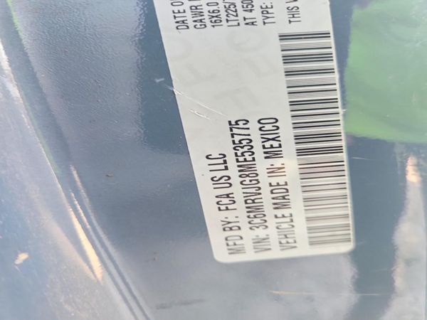 2021 RAM PROMASTER 3500 — VINS