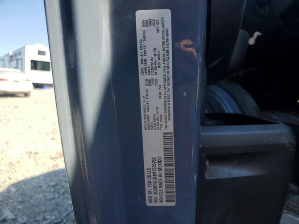 2021 RAM PROMASTER 3500 — VINS