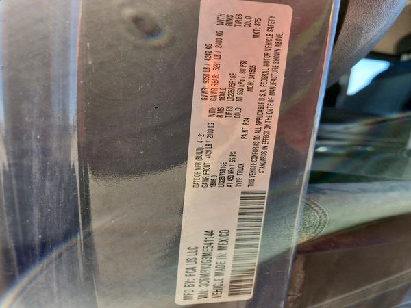 2021 RAM PROMASTER 3500 — VINS