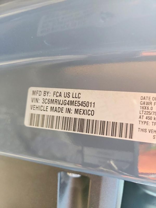 2021 RAM PROMASTER 3500 — VINS