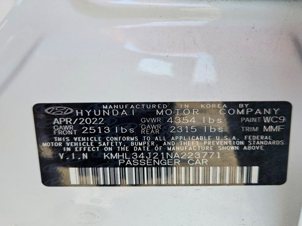 2022 HYUNDAI SONATA Limited