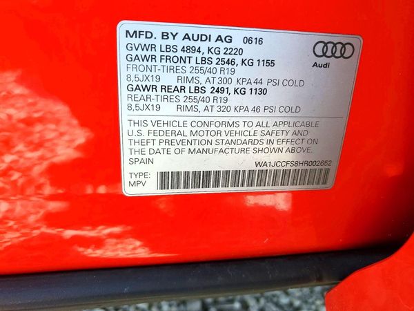 2017 AUDI Q3 quattro Premium Plus