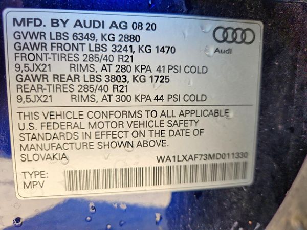 2021 AUDI Q7