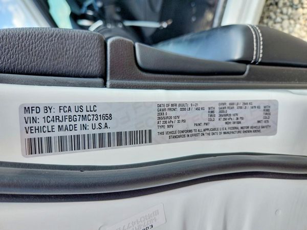 2021 JEEP GRAND CHEROKEE