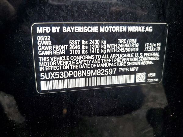 2022 BMW X3