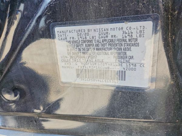 2020 NISSAN KICKS