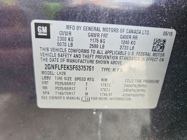 2015 CHEVROLET EQUINOX