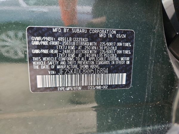 2024 SUBARU FORESTER Premium