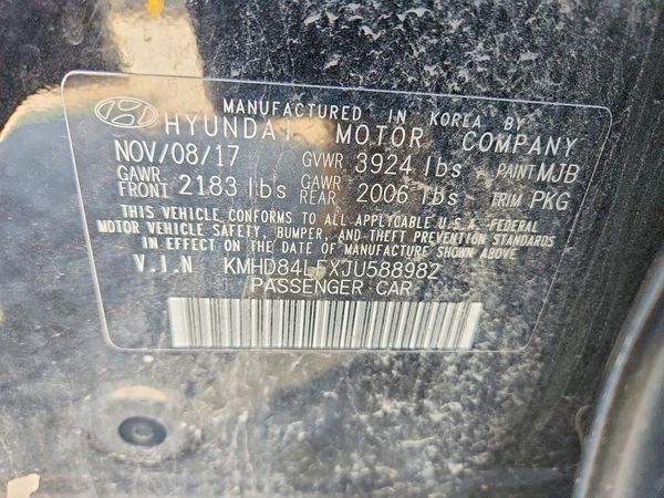 2018 HYUNDAI ELANTRA