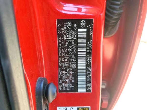 2012 TOYOTA PRIUS