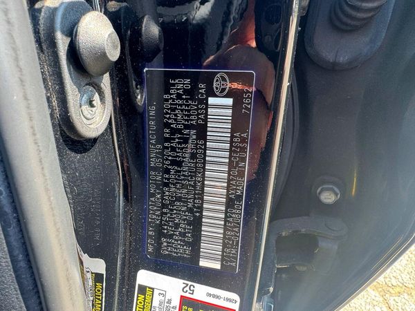 2019 TOYOTA CAMRY L/LE/SE/XLE