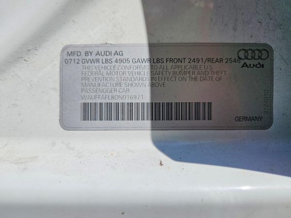 2013 AUDI A4 quattro Premium Plus