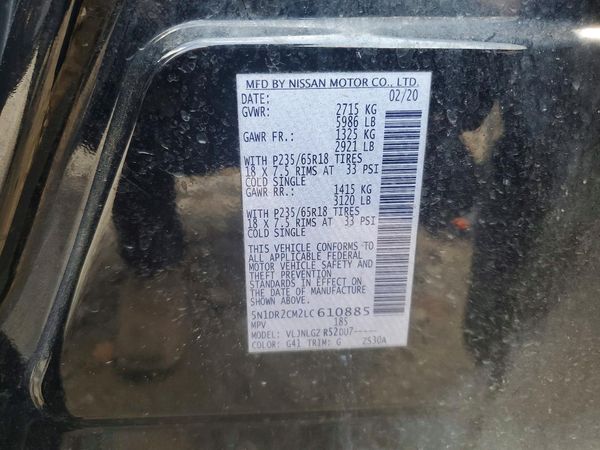 2020 NISSAN PATHFINDER