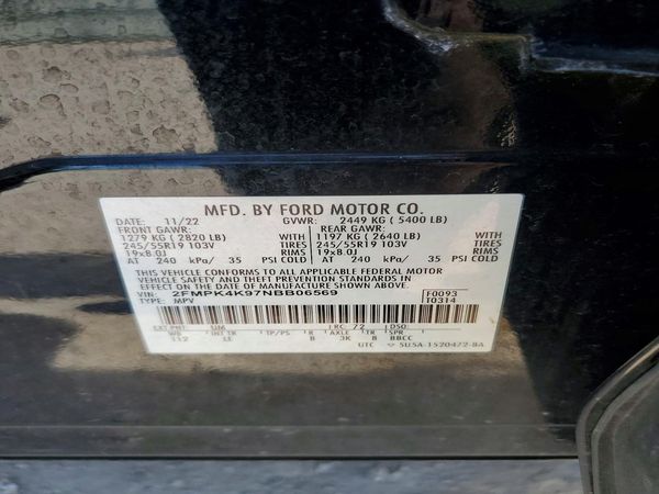 2022 FORD EDGE