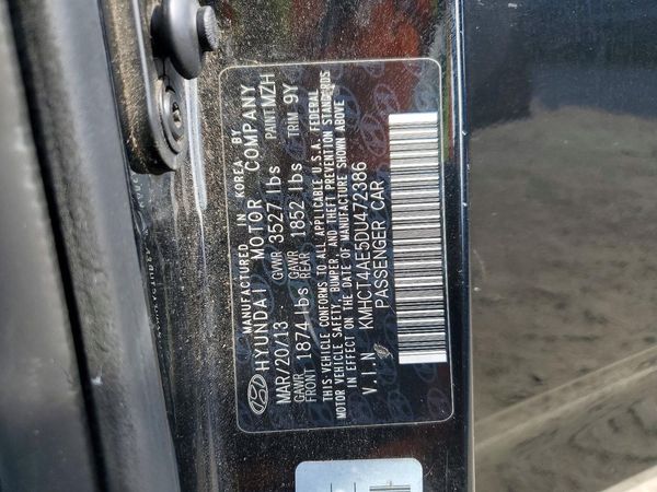 2013 HYUNDAI ACCENT GLS, GS