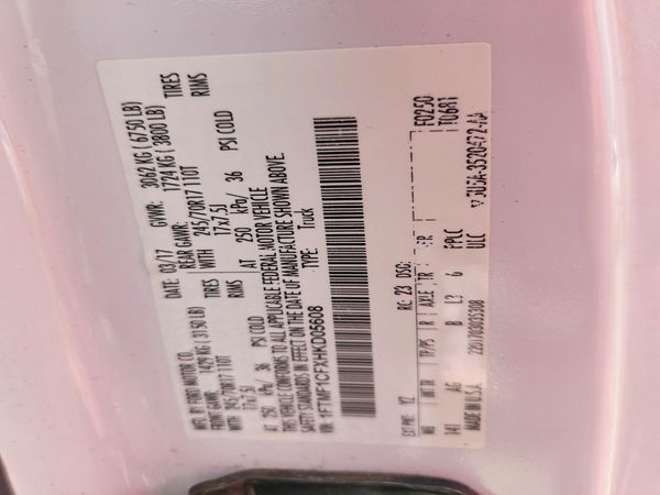 2017 FORD F150 Regular Cab