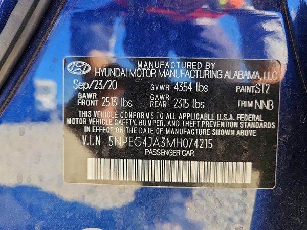 2021 HYUNDAI SONATA SE