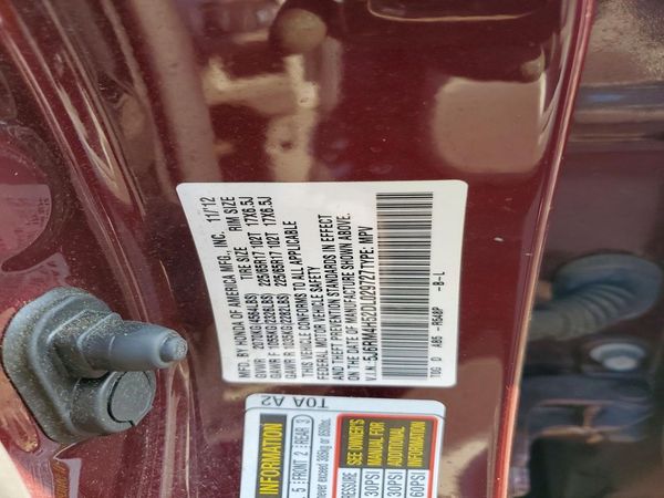2013 HONDA CRV EX