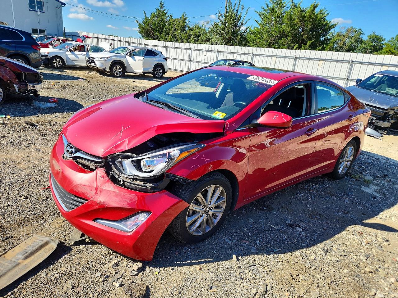 2015 HYUNDAI ELANTRA GLS(Middle) — Front 3/4