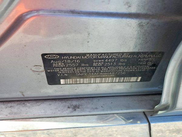 2017 HYUNDAI SONATA