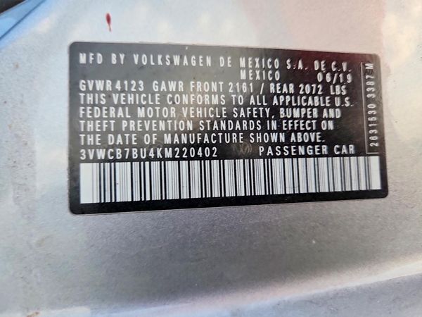 2019 VOLKSWAGEN JETTA S, SE, R-Line