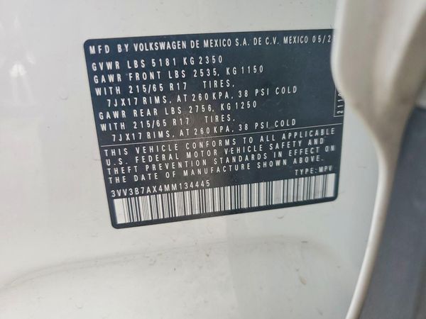 2021 VOLKSWAGEN TIGUAN SE, SE R-Line Black, SEL
