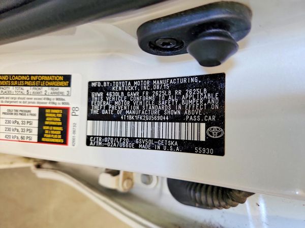 2016 TOYOTA CAMRY
