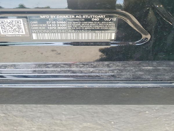 2012 MERCEDES-BENZ S S550 4-MATIC