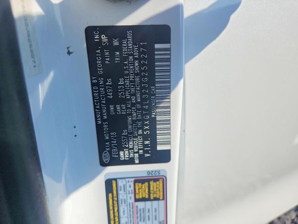 2018 KIA OPTIMA LX