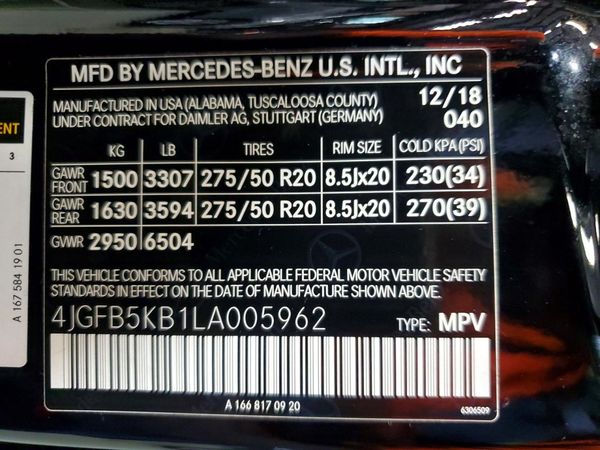 2020 MERCEDES-BENZ GLE GLE450-4M