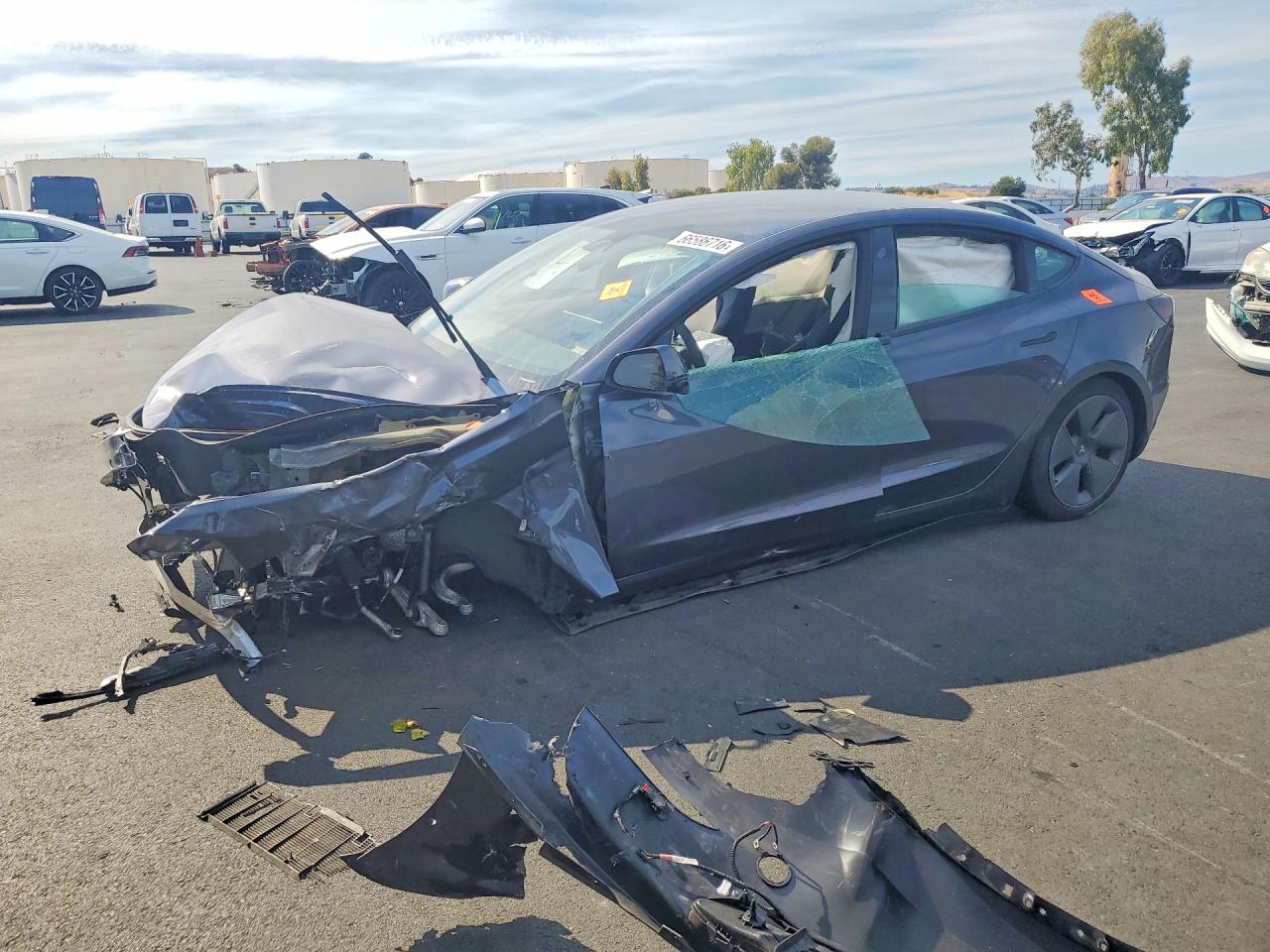 2022 TESLA MODEL 3 — Front 3/4