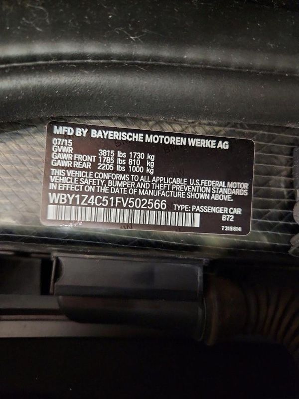 2015 BMW I3 Range Extender