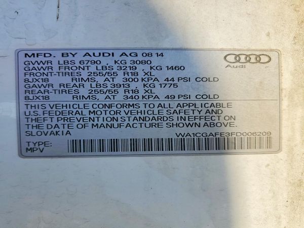 2015 AUDI Q7 Premium
