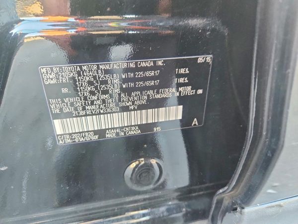 2015 TOYOTA RAV4 LE (X Grade)