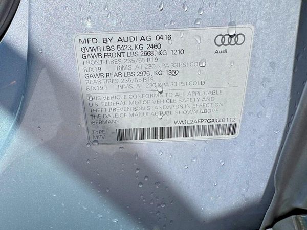 2016 AUDI Q5 quattro Premium Plus