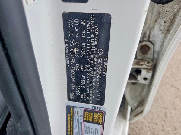 2021 KIA FORTE