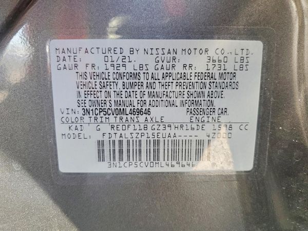 2021 NISSAN KICKS SV