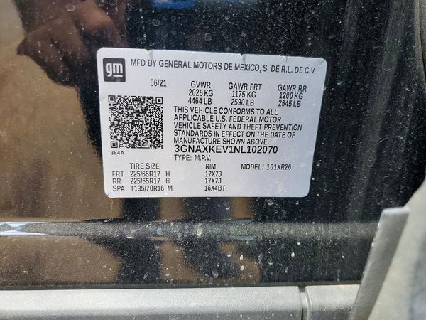 2022 CHEVROLET EQUINOX LT (1LT)