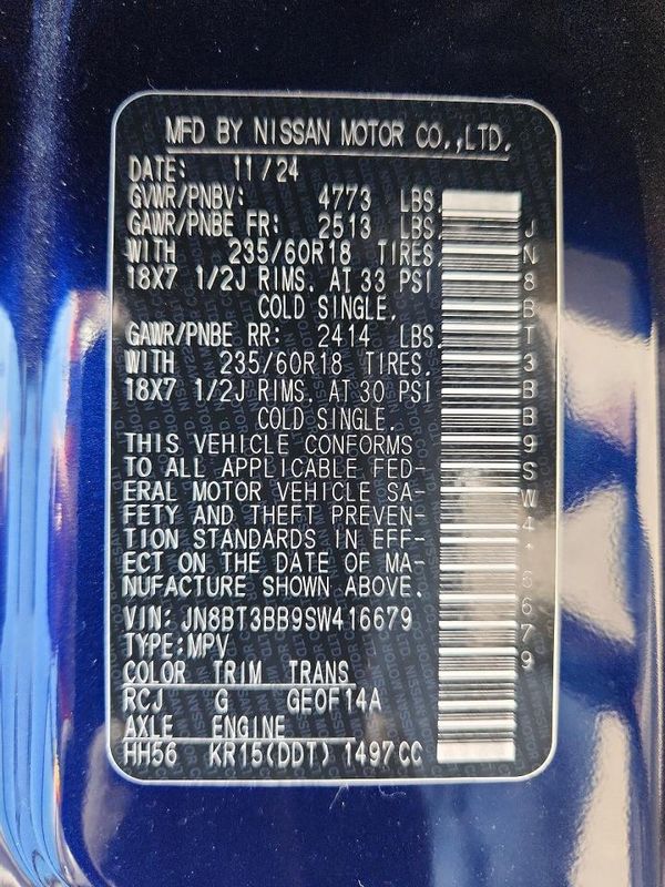 2025 NISSAN ROGUE SV