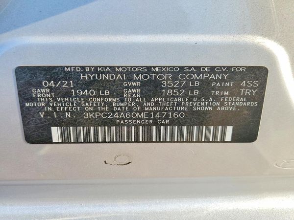 2021 HYUNDAI ACCENT