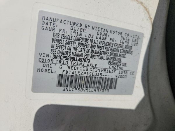 2020 NISSAN KICKS