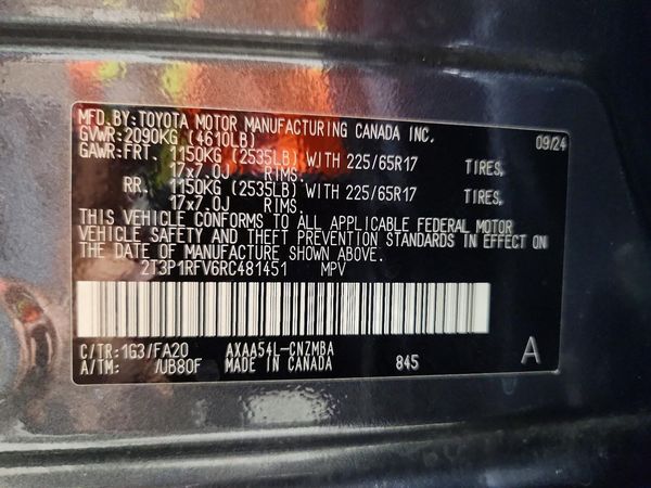 2024 TOYOTA RAV4 XLE