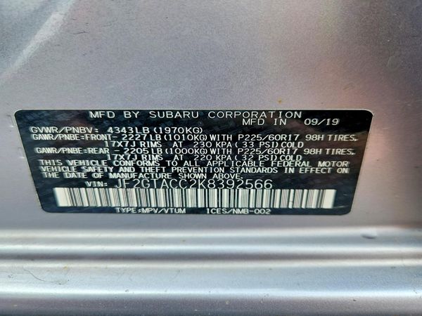 2019 SUBARU CROSSTREK Premium