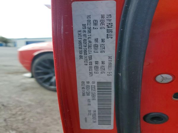 2016 DODGE CHALLENGER R/T SCAT Pack