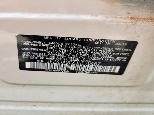 2018 SUBARU FORESTER Premium+ES