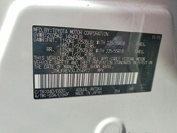 2016 TOYOTA RAV4