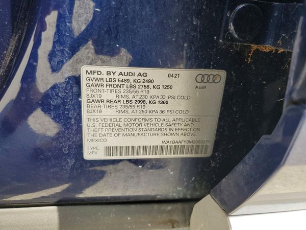 2021 AUDI Q5
