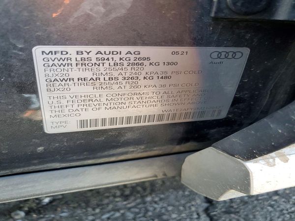 2021 AUDI Q5 E