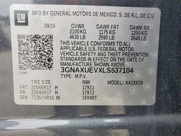2020 CHEVROLET EQUINOX LT (1LT)
